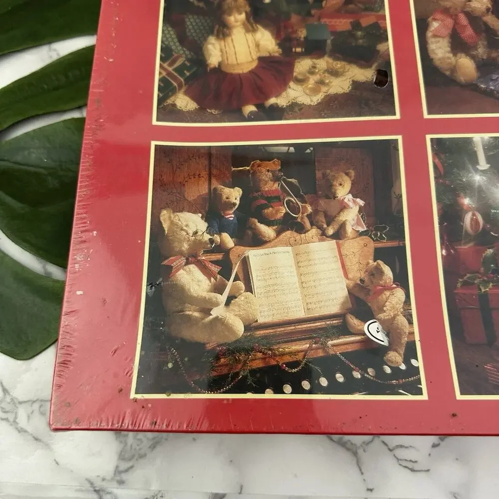 Springbok Hallmark Vintage 90s Beary Merry Christmas Puzzle New Sealed Multi 4